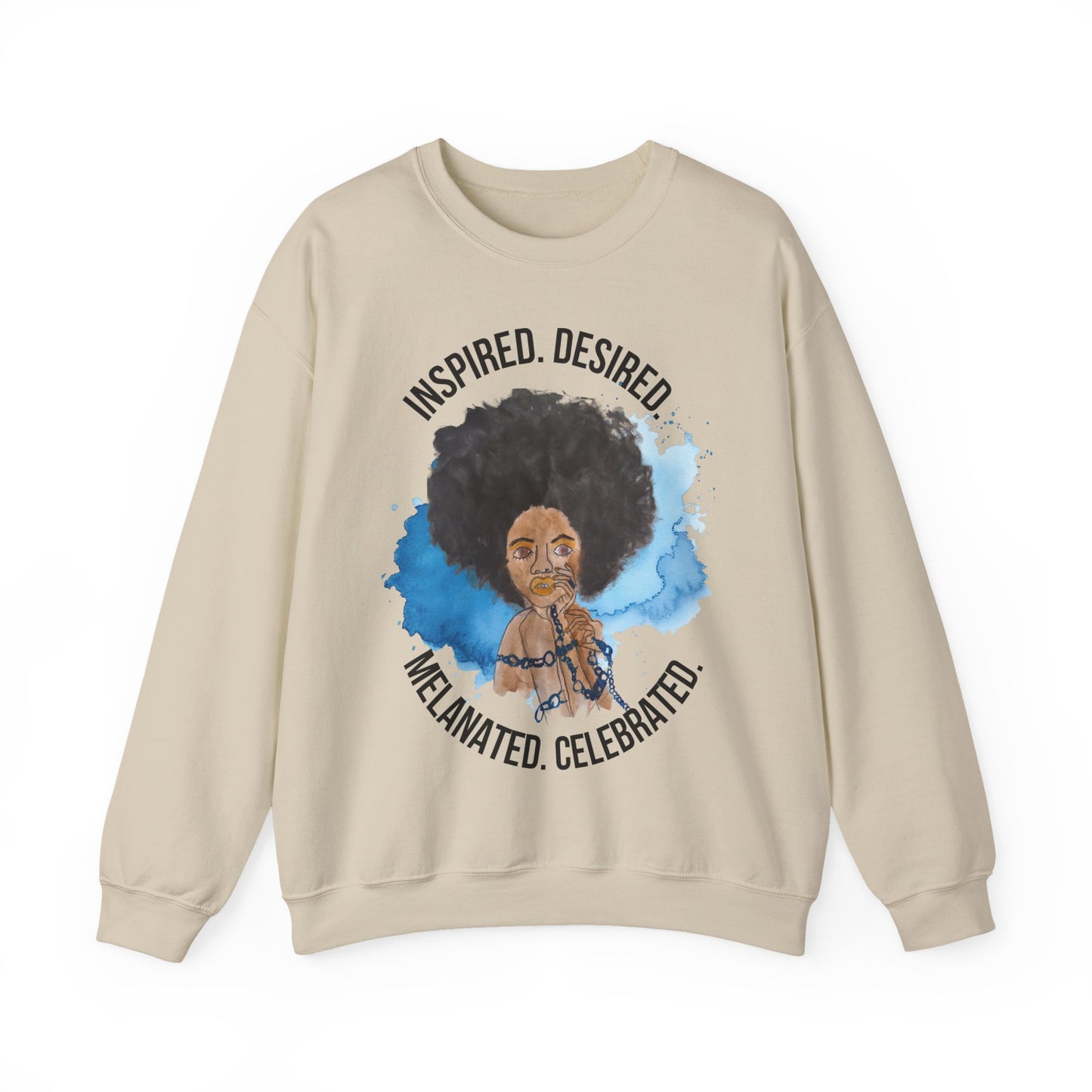 Black Girl Magic Sweatshirt #5, Black Queen Women's Empowerment Unisex Crewneck, Melanin Pride Jumper, Inspired Desired Celebrated Apparel,
