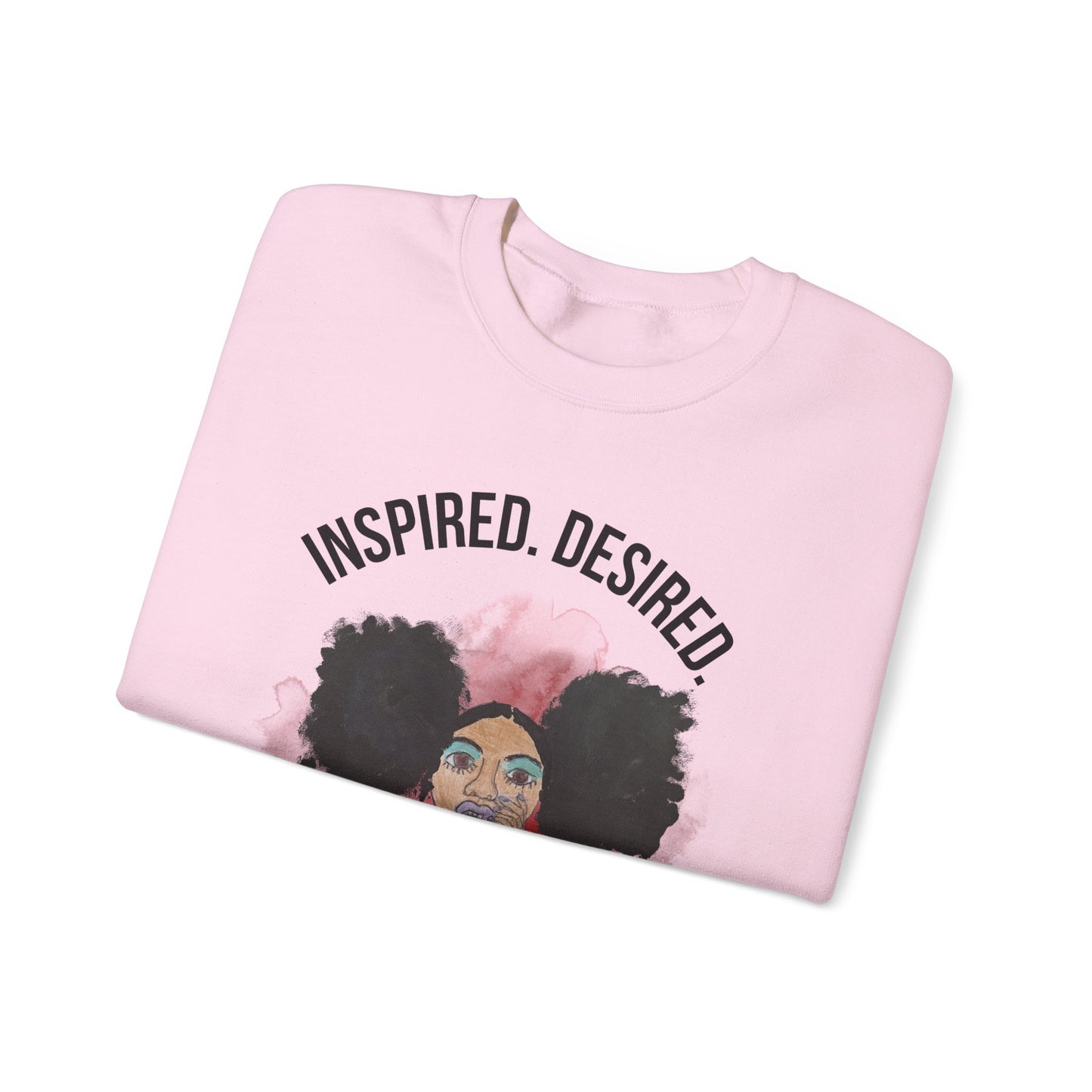 Black Girl Magic Sweatshirt #4, Black Queen Women's Empowerment Unisex Crewneck, Melanin Pride Jumper, Inspired Desired Celebrated Apparel,