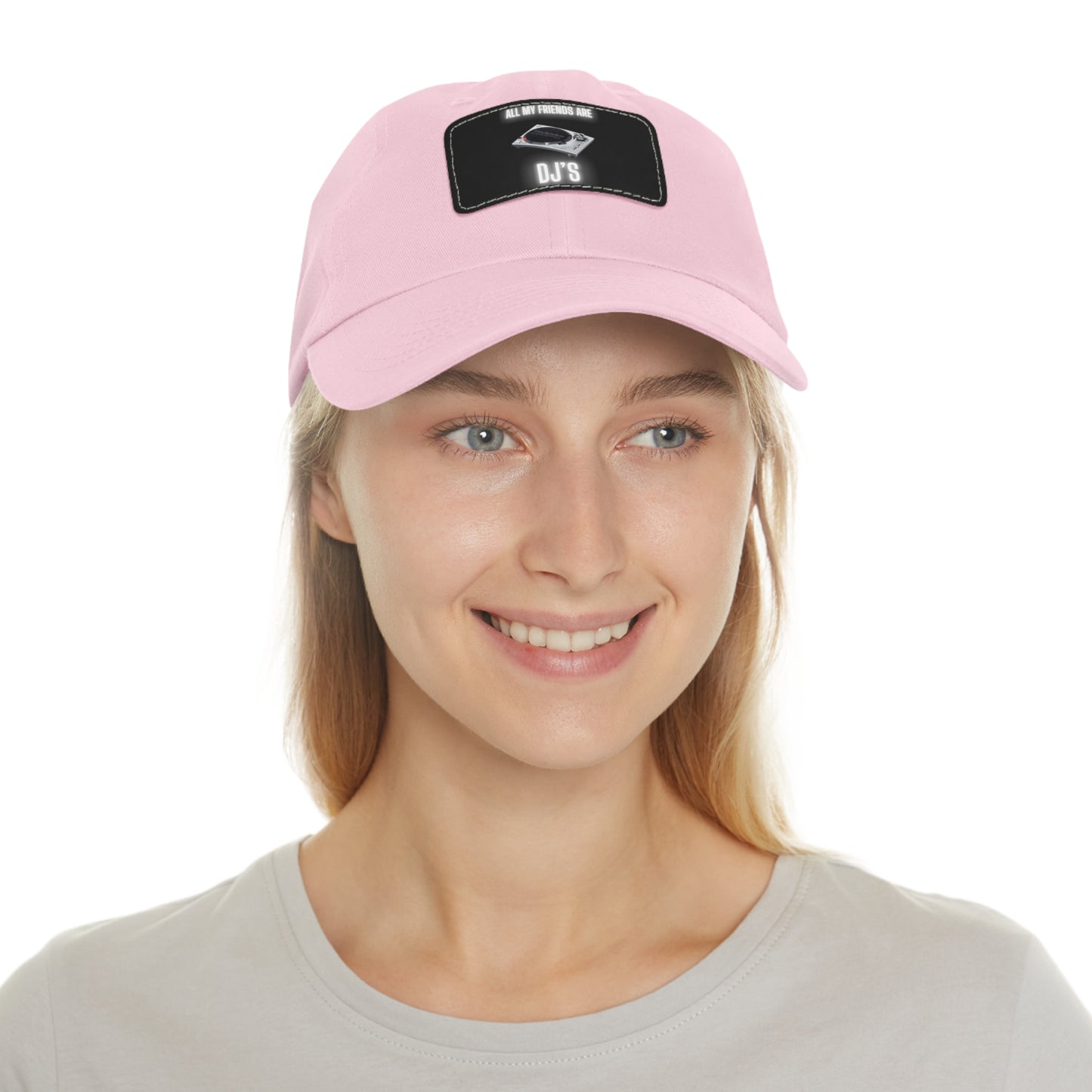 All My Friends Are DJs Dad Hat (Rectangle), Gift for Him, Gift for Her, DJ Style