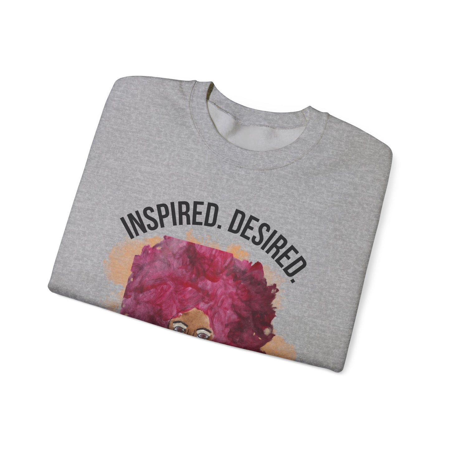 Black Girl Magic Sweatshirt #3, Black Queen Women's Empowerment Unisex Crewneck, Melanin Pride Jumper, Inspired Desired Celebrated Apparel,
