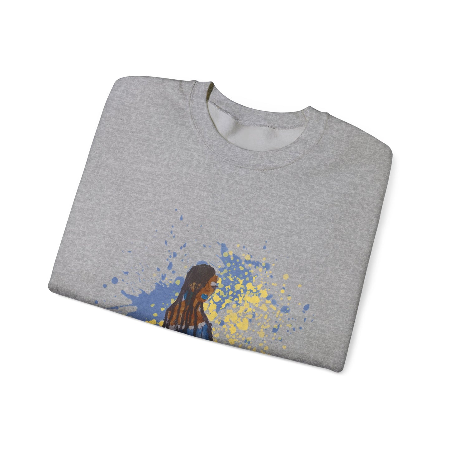 Locs Love Crewneck Sweatshirt - Black Girl Magic Unisex Heavy Blend™