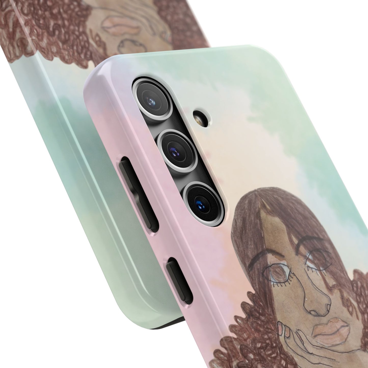 Black Woman Art Phone Case + Free ($10 value) Wallpaper | Limited Time Sale