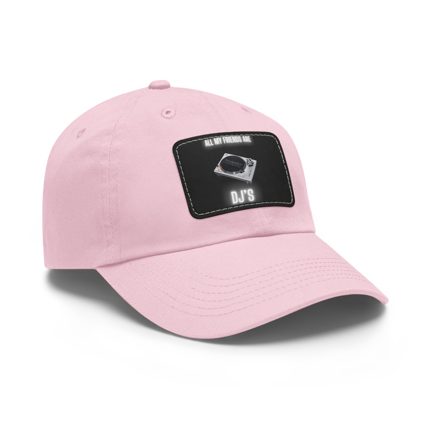 All My Friends Are DJs Dad Hat (Rectangle), Gift for Him, Gift for Her, DJ Style