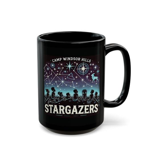 CAMP WINDSOR HILLS STARGAZERS CLUB, Retro 1970s, Black Neighborhood Iconic Mug