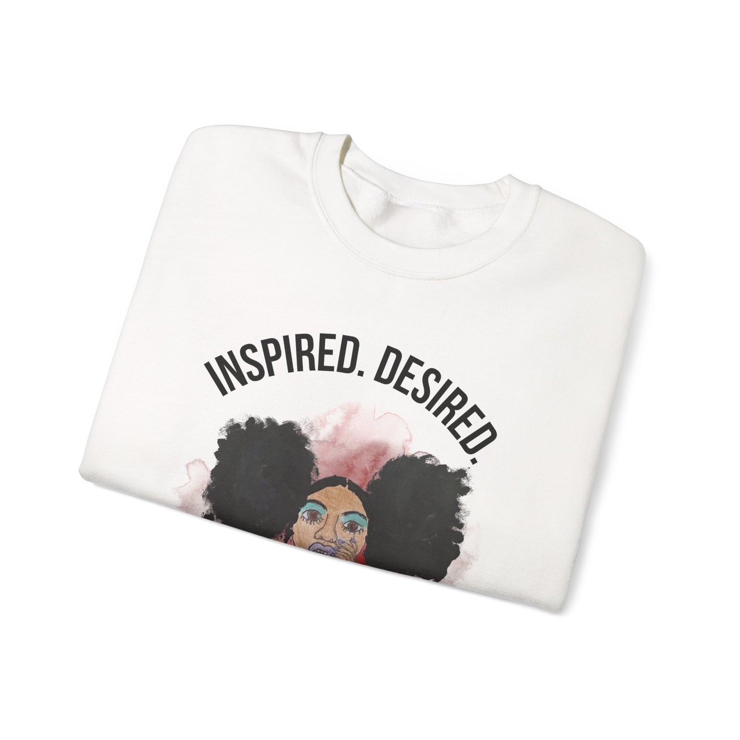 Black Girl Magic Sweatshirt #4, Black Queen Women's Empowerment Unisex Crewneck, Melanin Pride Jumper, Inspired Desired Celebrated Apparel,