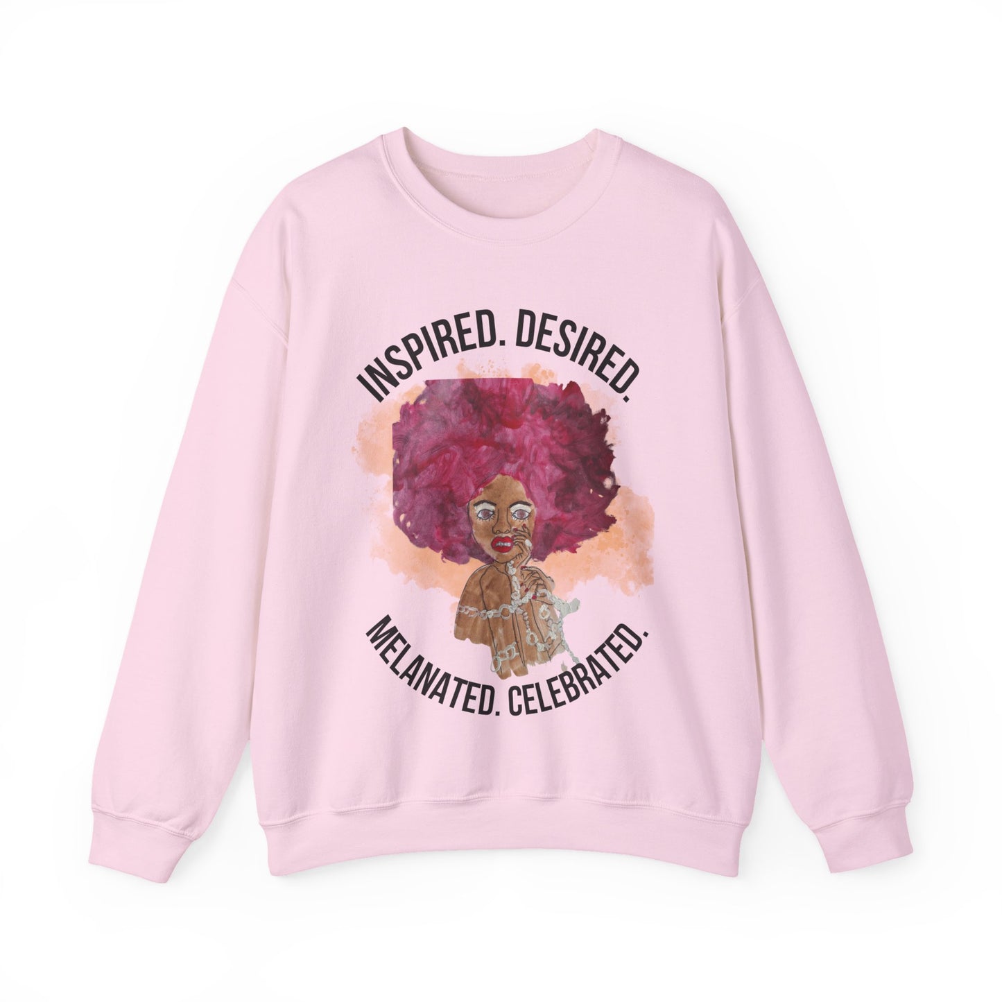 Black Girl Magic Sweatshirt #3, Black Queen Women's Empowerment Unisex Crewneck, Melanin Pride Jumper, Inspired Desired Celebrated Apparel,