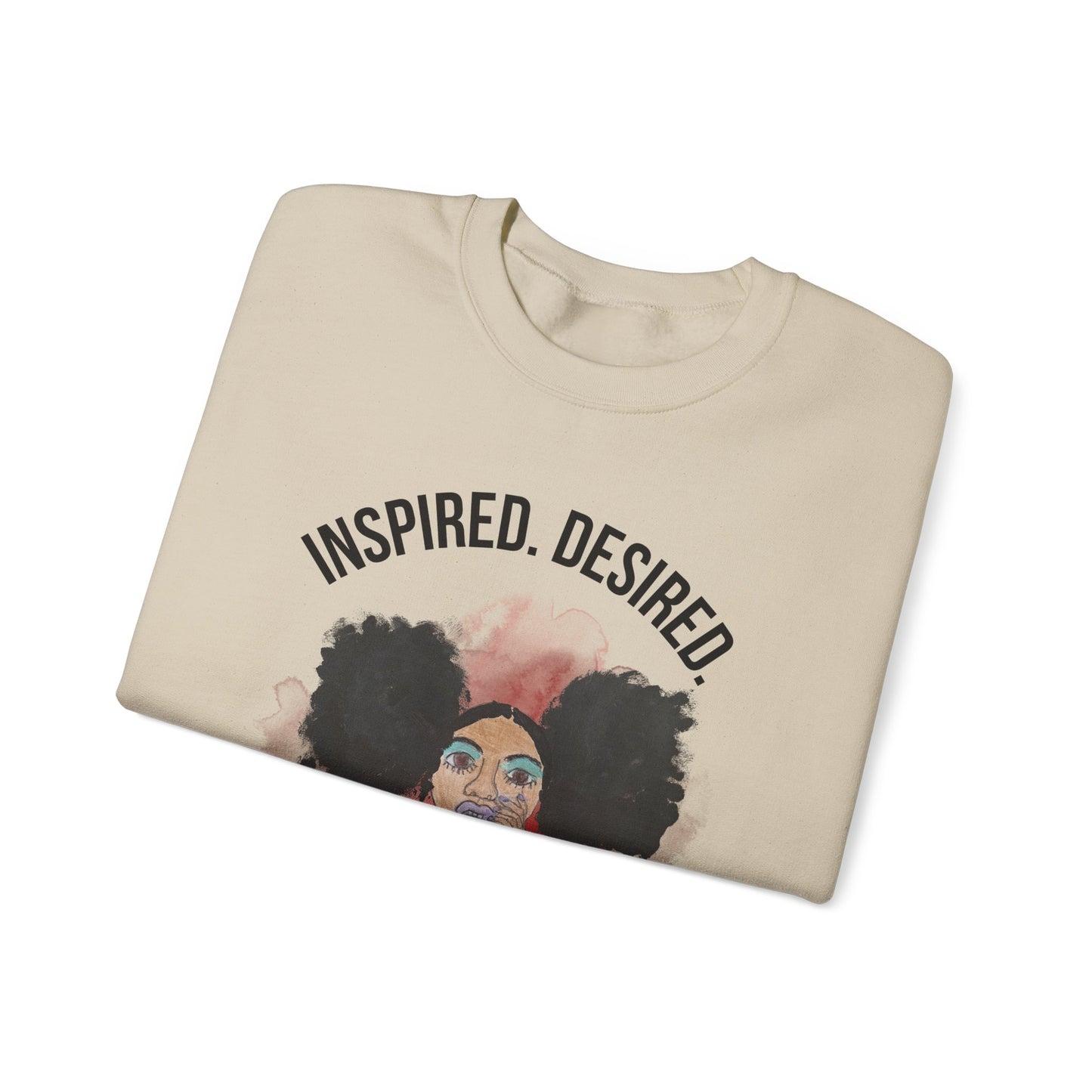 Black Girl Magic Sweatshirt #4, Black Queen Women's Empowerment Unisex Crewneck, Melanin Pride Jumper, Inspired Desired Celebrated Apparel,