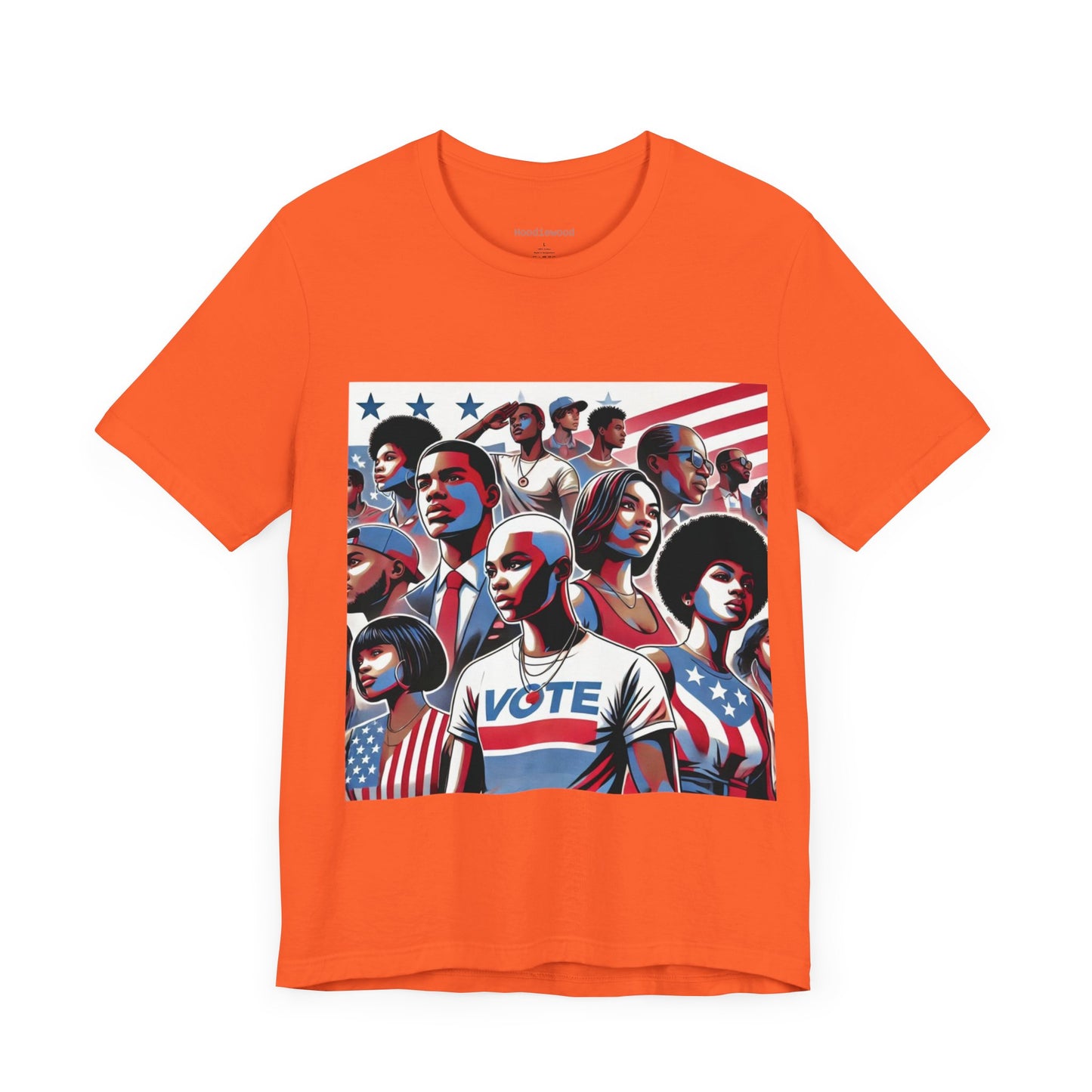YOUNG VOTE #1, Back in the Day, African American Pride, Black History, Historic Black Vote, Graphic T-shirt, Urban Streetwear, Unisex Jersey Short Sleeve Tee