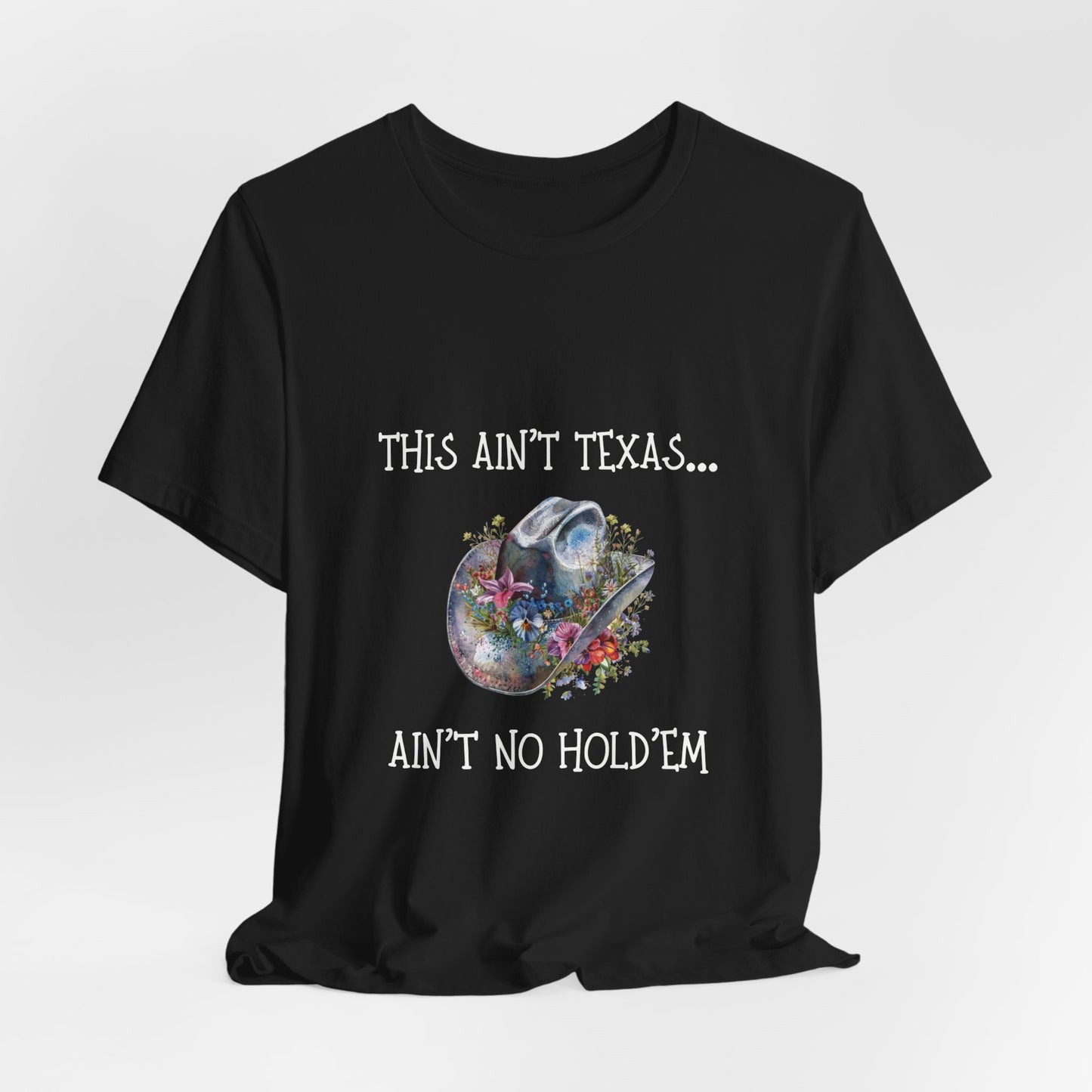 AIN'T NO HOLD'EM Graphic, Cowboy Carter Inspired, Fan Art, Cowgirl Hat Graphic, Rodeo Shirt, Country Shirt, Cowgirl T-shirt, Country Concert Tee, Western Graphic Tee for Women, Western Tee, Gift for Her, Mother's Day. Gift, Unisex Jersey Short Sleeve Tee