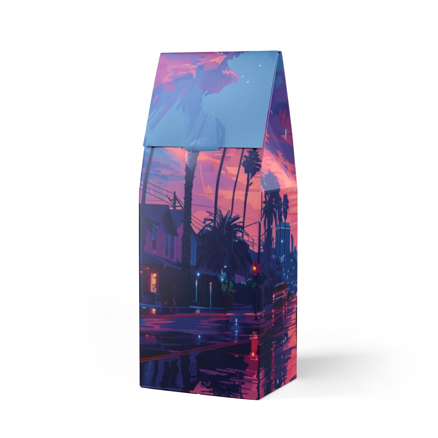 CRENSHAW L.A. STREETS Urban Graphic, Broken Top Coffee Blend (Medium Roast), Specialty Craft Coffee, Holiday Gift