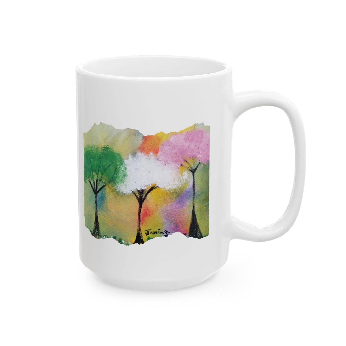 Inspirational Mug, Colorful Trees, He is the Vine | LIMITED TIME 50% OFF