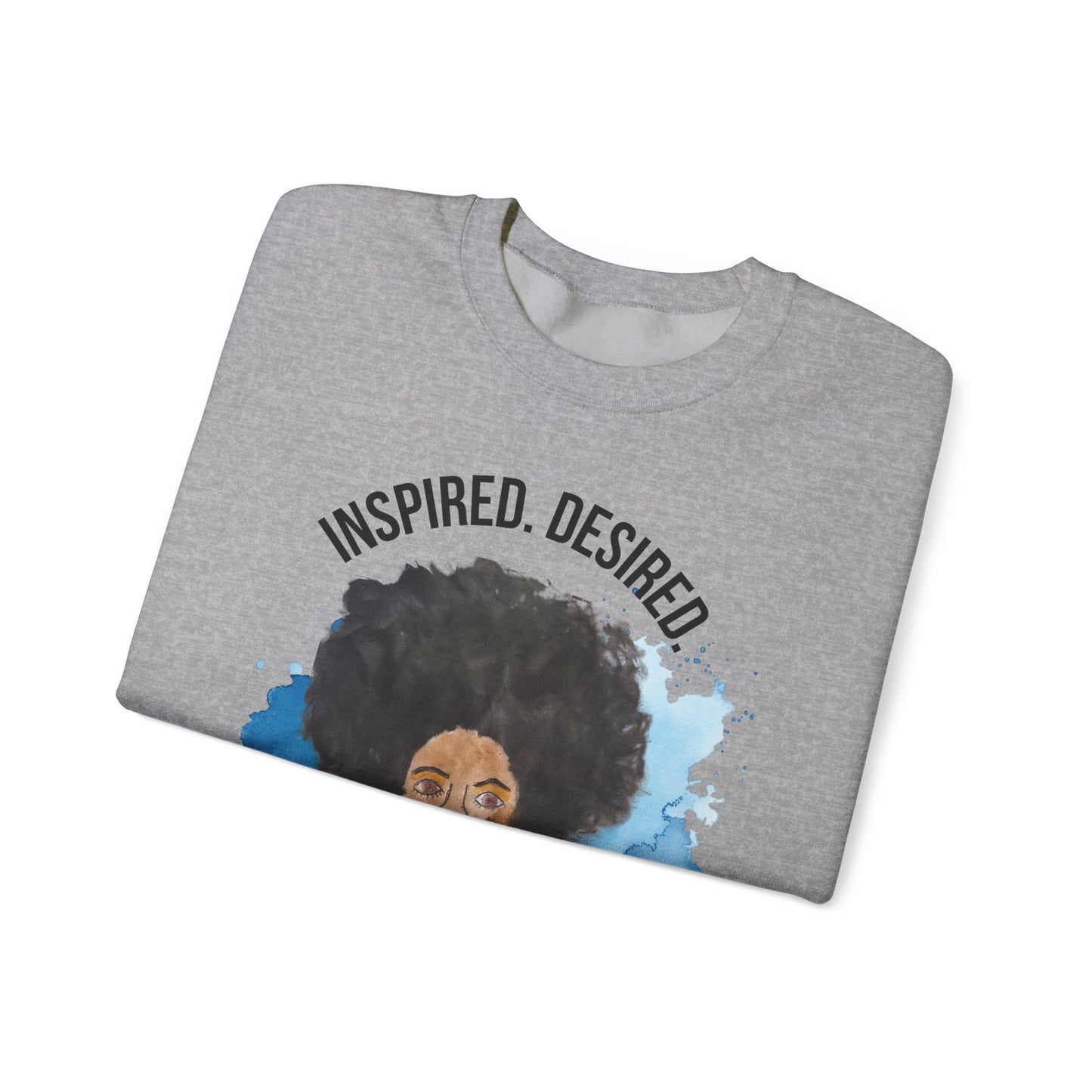 Black Girl Magic Sweatshirt #5, Black Queen Women's Empowerment Unisex Crewneck, Melanin Pride Jumper, Inspired Desired Celebrated Apparel,