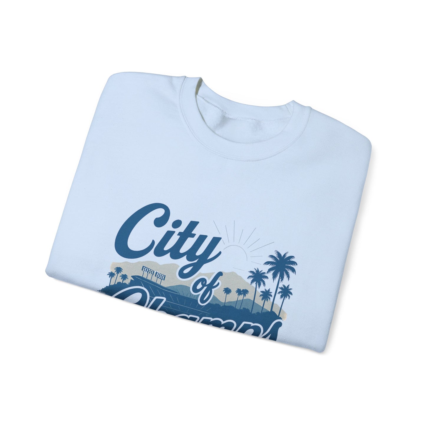 LA City of Champs Baseball Sweatshirt