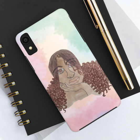 Black Woman Art Phone Case + Free ($10 value) Wallpaper | Limited Time Sale