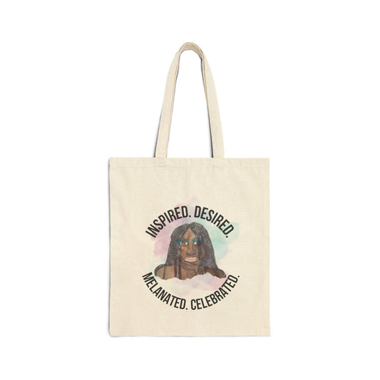 Black Girl Magic #1 Canvas Tote Bag - Eco-Friendly, Gift for Her, Reusable Shopping Bag, Motivational Art Tote, Statement Accessory