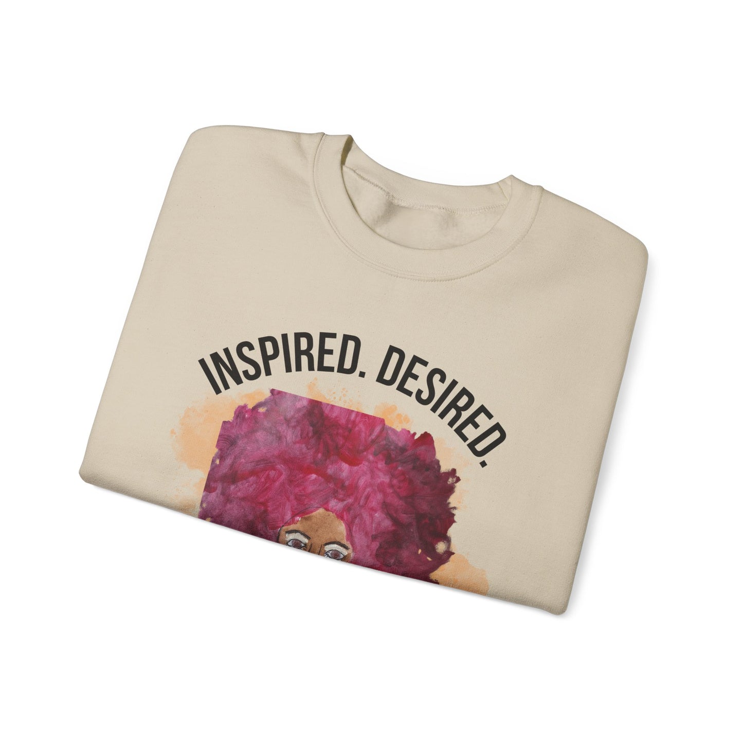 Black Girl Magic Sweatshirt #3, Black Queen Women's Empowerment Unisex Crewneck, Melanin Pride Jumper, Inspired Desired Celebrated Apparel,