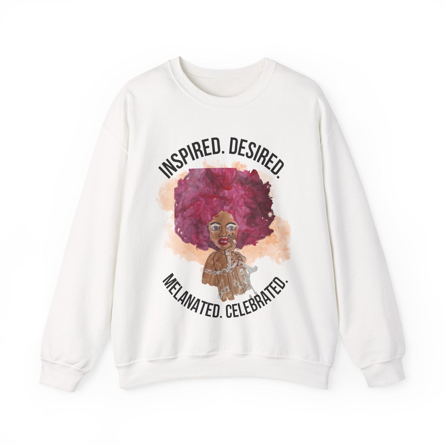Black Girl Magic Sweatshirt #3, Black Queen Women's Empowerment Unisex Crewneck, Melanin Pride Jumper, Inspired Desired Celebrated Apparel,