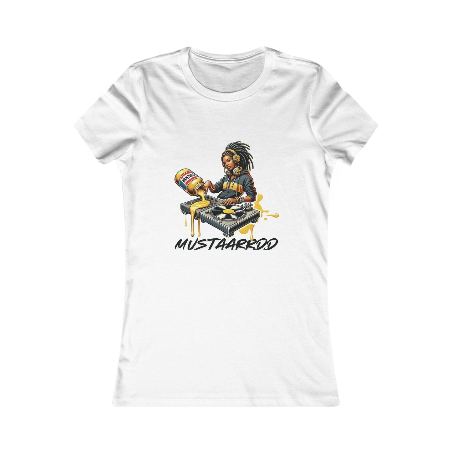 Mustard Female DJ Hip Hop Kdot Women's Favorite Tee Shirt, Music Lover Gift, Urban Streetwear, Graphic Tshirt for Her, Concert Outfit