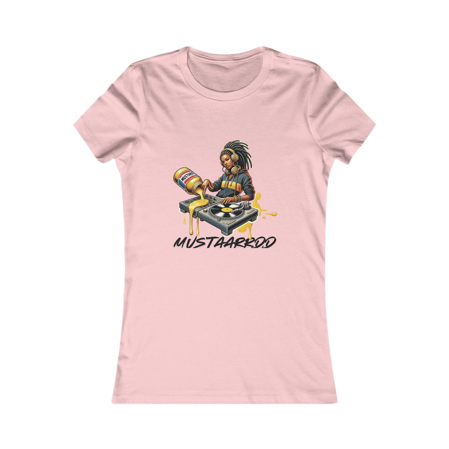 Mustard Female DJ Hip Hop Kdot Women's Favorite Tee Shirt, Music Lover Gift, Urban Streetwear, Graphic Tshirt for Her, Concert Outfit