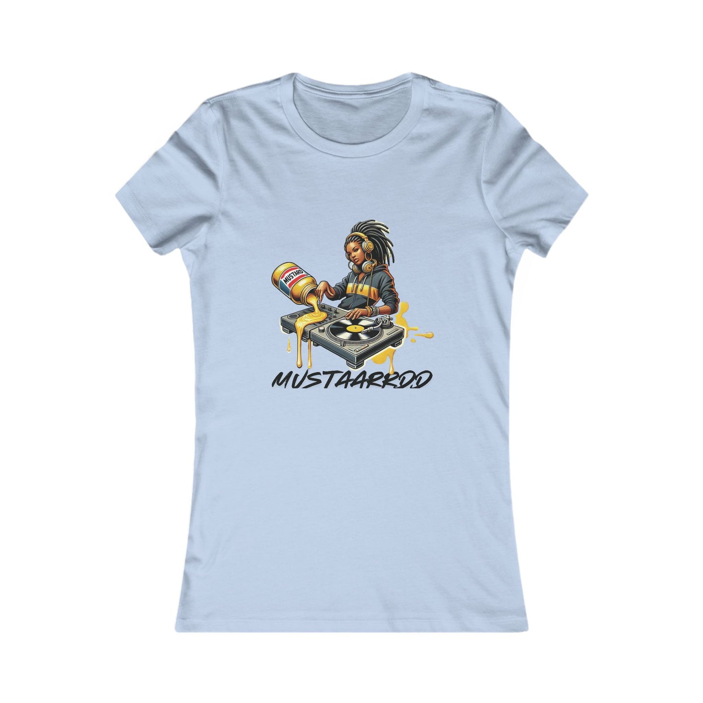 Mustard Female DJ Hip Hop Kdot Women's Favorite Tee Shirt, Music Lover Gift, Urban Streetwear, Graphic Tshirt for Her, Concert Outfit