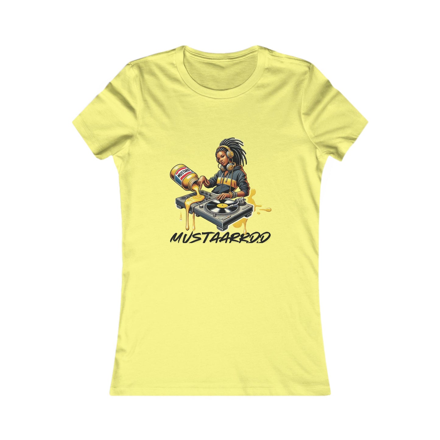 Mustard Female DJ Hip Hop Kdot Women's Favorite Tee Shirt, Music Lover Gift, Urban Streetwear, Graphic Tshirt for Her, Concert Outfit
