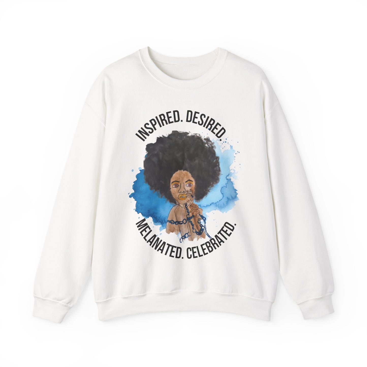 Black Girl Magic Sweatshirt #5, Black Queen Women's Empowerment Unisex Crewneck, Melanin Pride Jumper, Inspired Desired Celebrated Apparel,