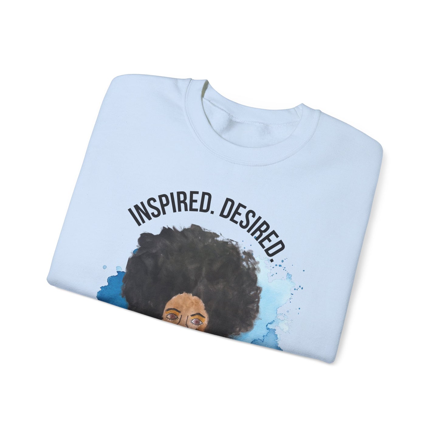 Black Girl Magic Sweatshirt #5, Black Queen Women's Empowerment Unisex Crewneck, Melanin Pride Jumper, Inspired Desired Celebrated Apparel,