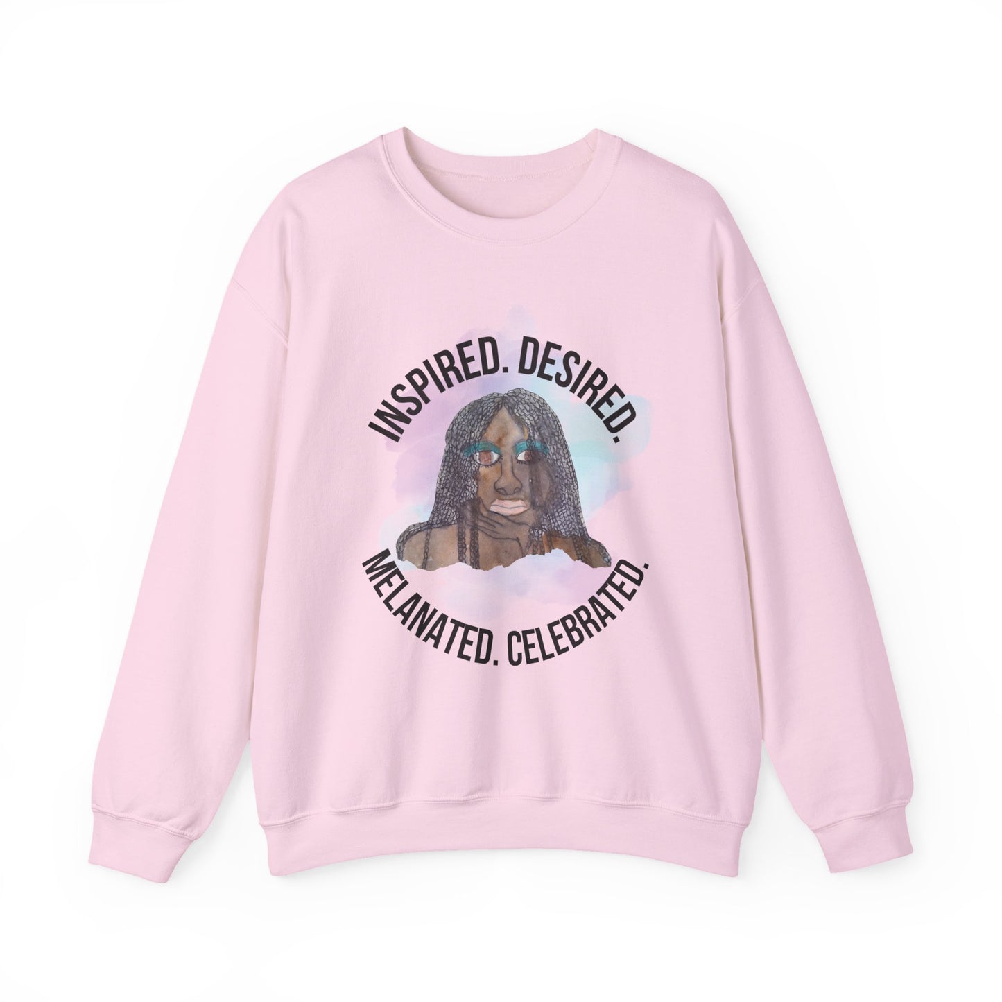 Black Girl Magic Sweatshirt #1, Black Queen Women's Empowerment Unisex Crewneck, Melanin Pride Jumper, Inspired Desired Celebrated Apparel,