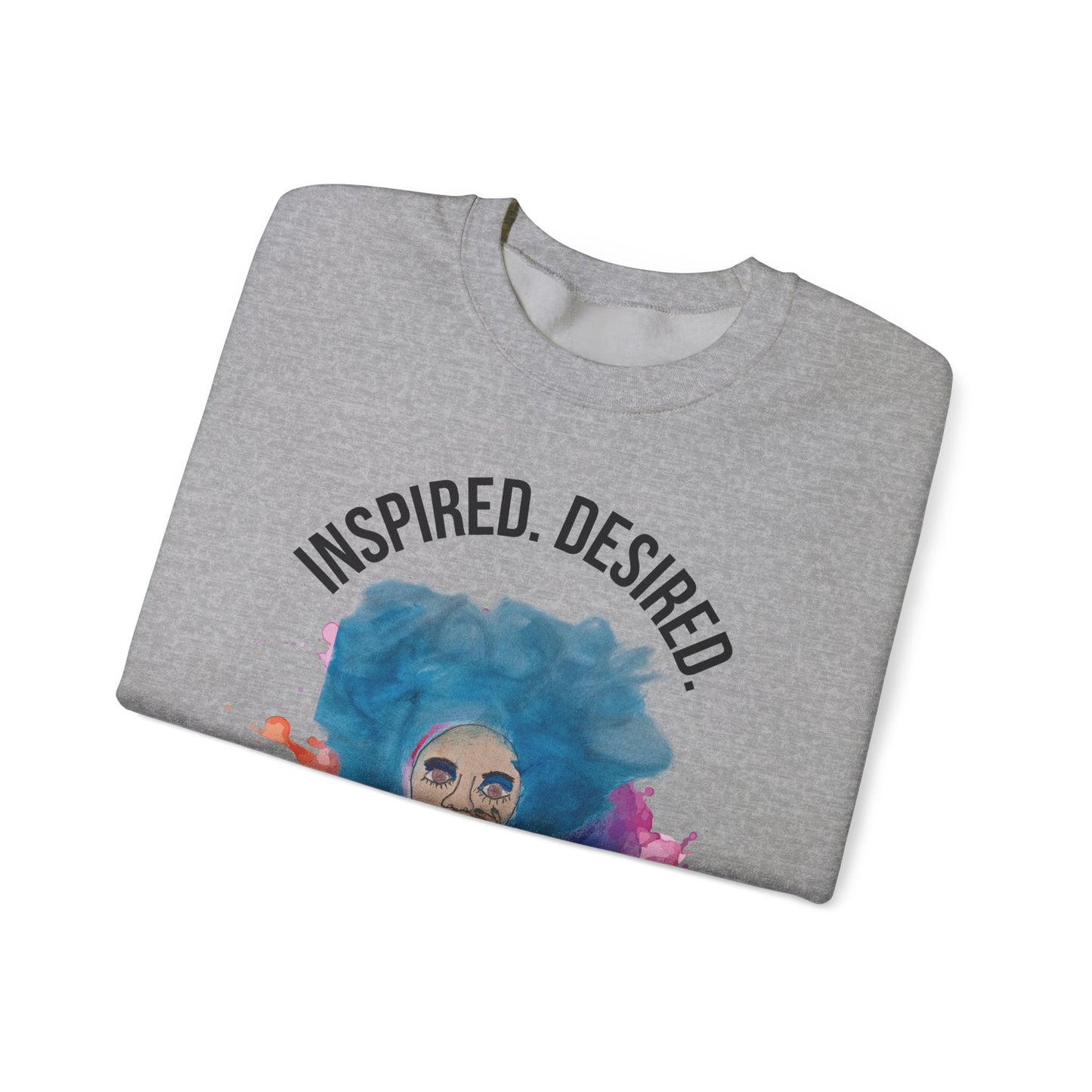 Black Girl Magic Sweatshirt #2, Black Queen Women's Empowerment Unisex Crewneck, Melanin Pride Jumper, Inspired Desired Celebrated Apparel,