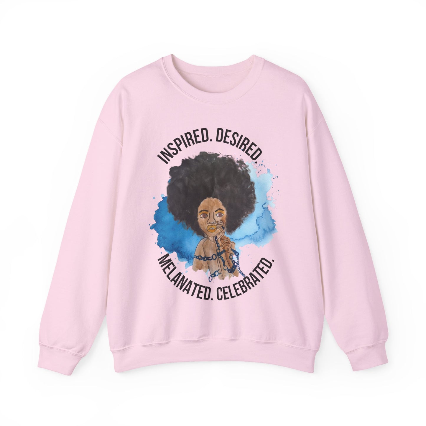 Black Girl Magic Sweatshirt #5, Black Queen Women's Empowerment Unisex Crewneck, Melanin Pride Jumper, Inspired Desired Celebrated Apparel,
