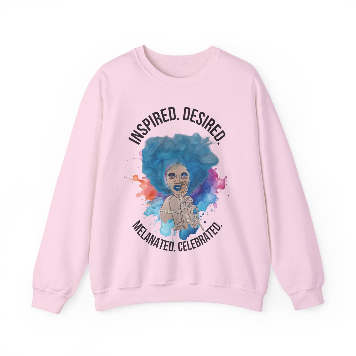 Black Girl Magic Sweatshirt #2, Black Queen Women's Empowerment Unisex Crewneck, Melanin Pride Jumper, Inspired Desired Celebrated Apparel,