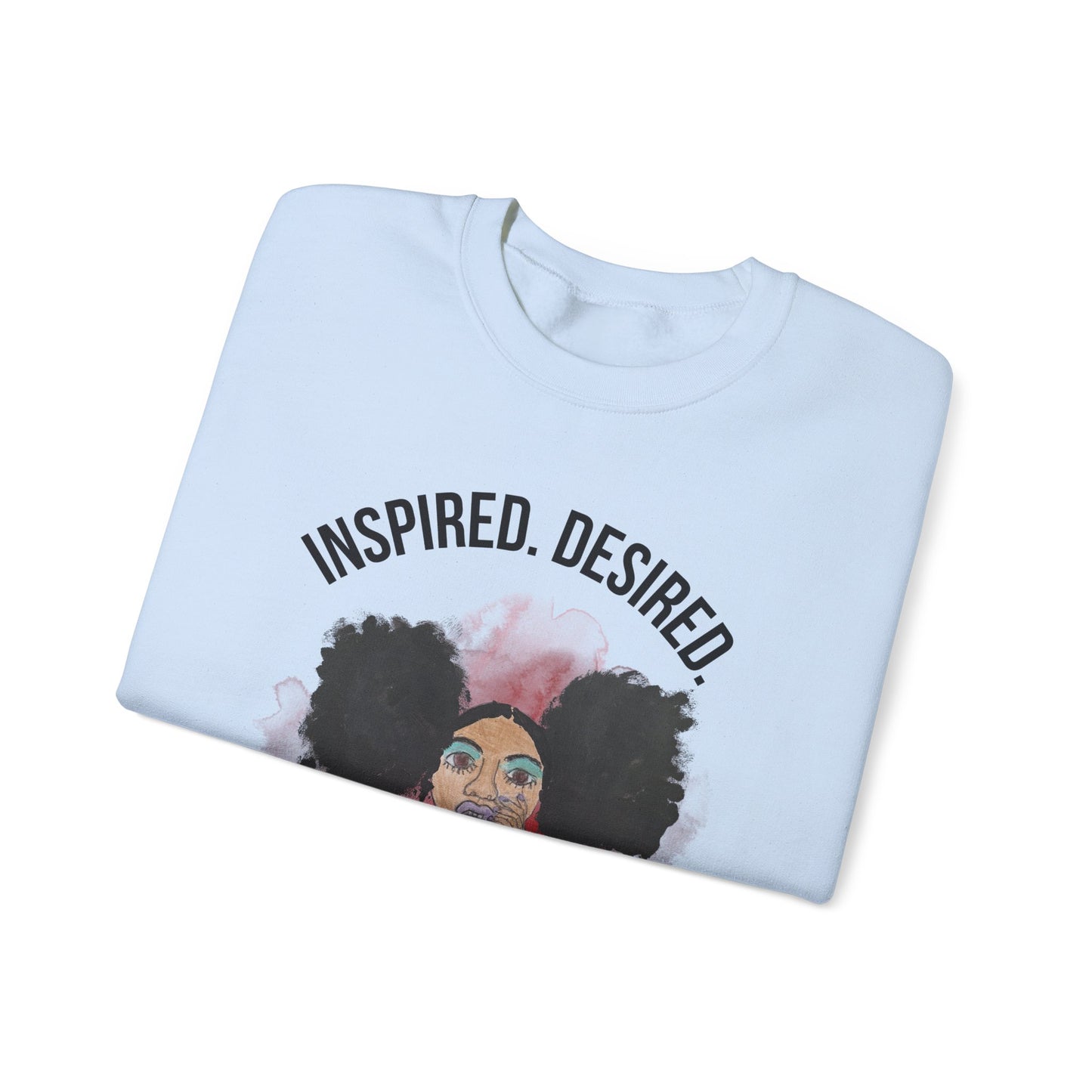 Black Girl Magic Sweatshirt #4, Black Queen Women's Empowerment Unisex Crewneck, Melanin Pride Jumper, Inspired Desired Celebrated Apparel,
