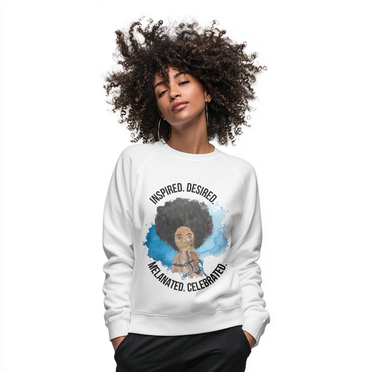 Black Girl Magic Sweatshirt #5, Black Queen Women's Empowerment Unisex Crewneck, Melanin Pride Jumper, Inspired Desired Celebrated Apparel,