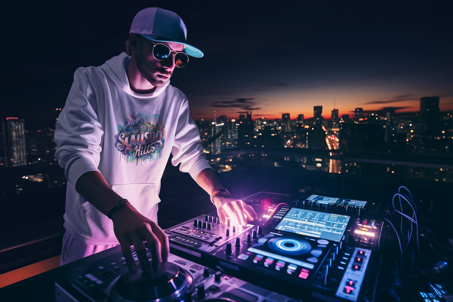 SLAUSON HILLS Hooded Sweatshirt, Black Neighborhood, African American Culture, Iconic Neighborhood, Black History, Urban Streetwear, African American, Graphic Sweatshirt, Iconic Graphic Sweatshirt, Sweatshirts, Graphic Hoodie