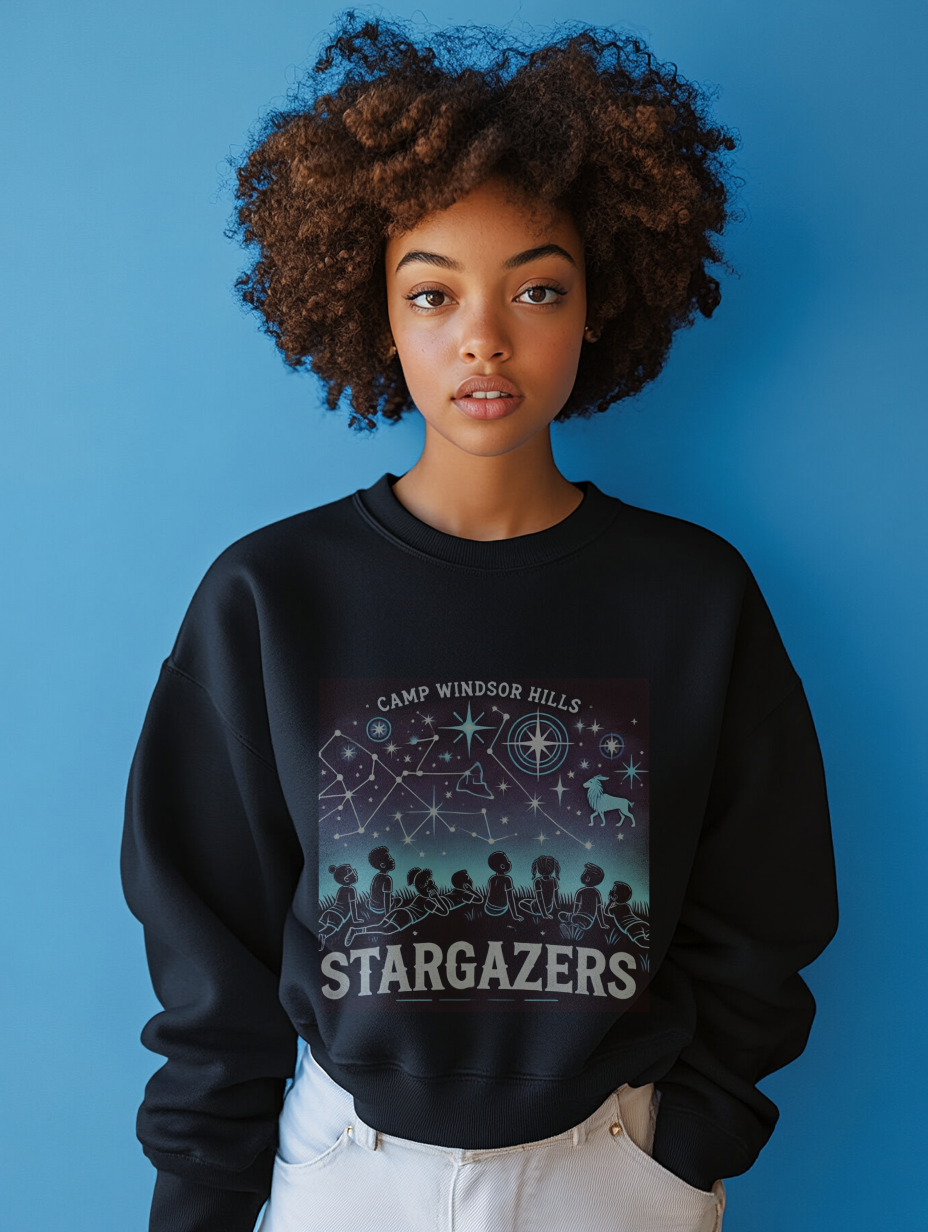 🌌 Camp Windsor Hills “Stargazers” Crewneck
