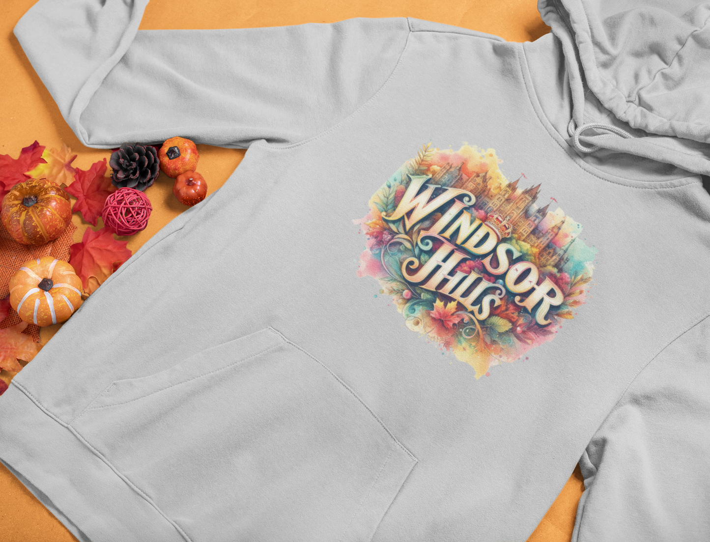 WINDSOR HILLS ONE Hooded Sweatshirt, Back in the Day, African American Pride, Black History, Historic Black Neighborhood, Graphic Sweatshirt, Urban Streetwear