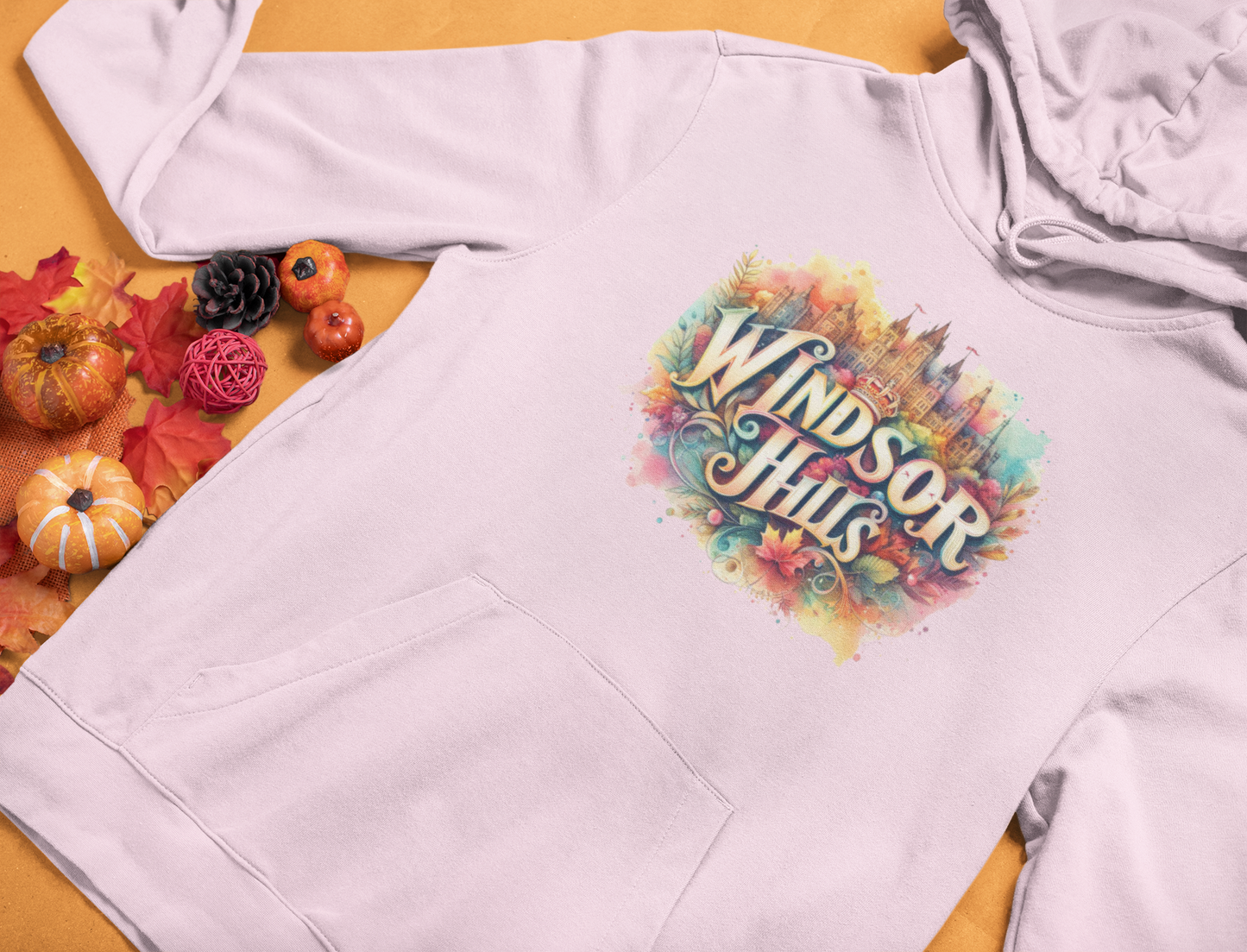 WINDSOR HILLS ONE Hooded Sweatshirt, Back in the Day, African American Pride, Black History, Historic Black Neighborhood, Graphic Sweatshirt, Urban Streetwear