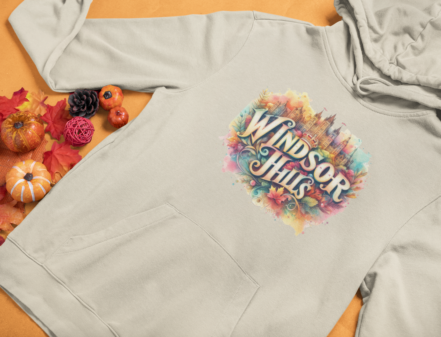 WINDSOR HILLS ONE Hooded Sweatshirt, Back in the Day, African American Pride, Black History, Historic Black Neighborhood, Graphic Sweatshirt, Urban Streetwear