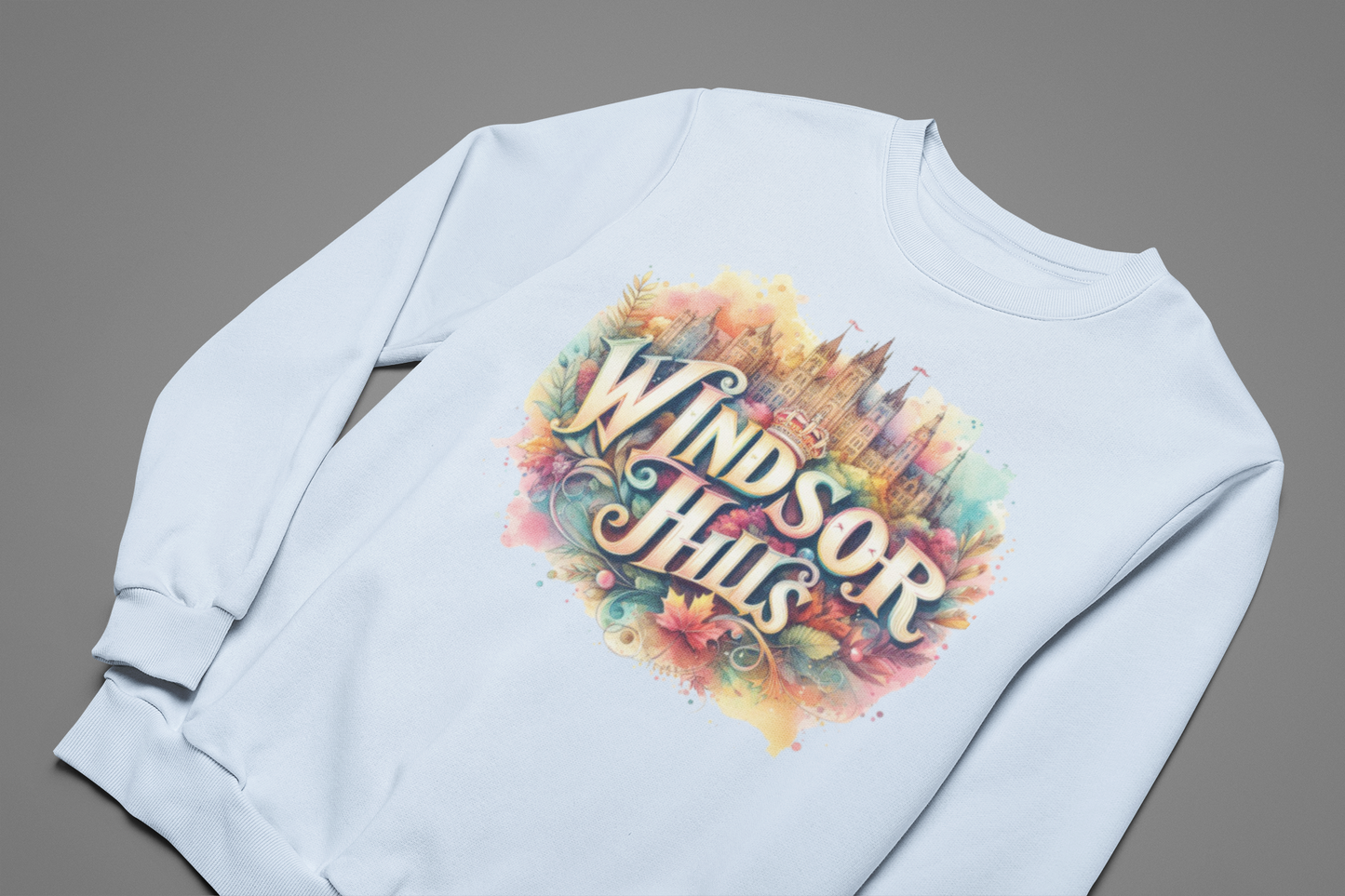 WINDSOR HILLS ONE CREWNECK, Back in the Day, African American Pride, Black History Graphic, Historic Black Neighborhood Graphic, Graphic Sweatshirt, Urban Streetwear, Unisex Crewneck Sweatshirt
