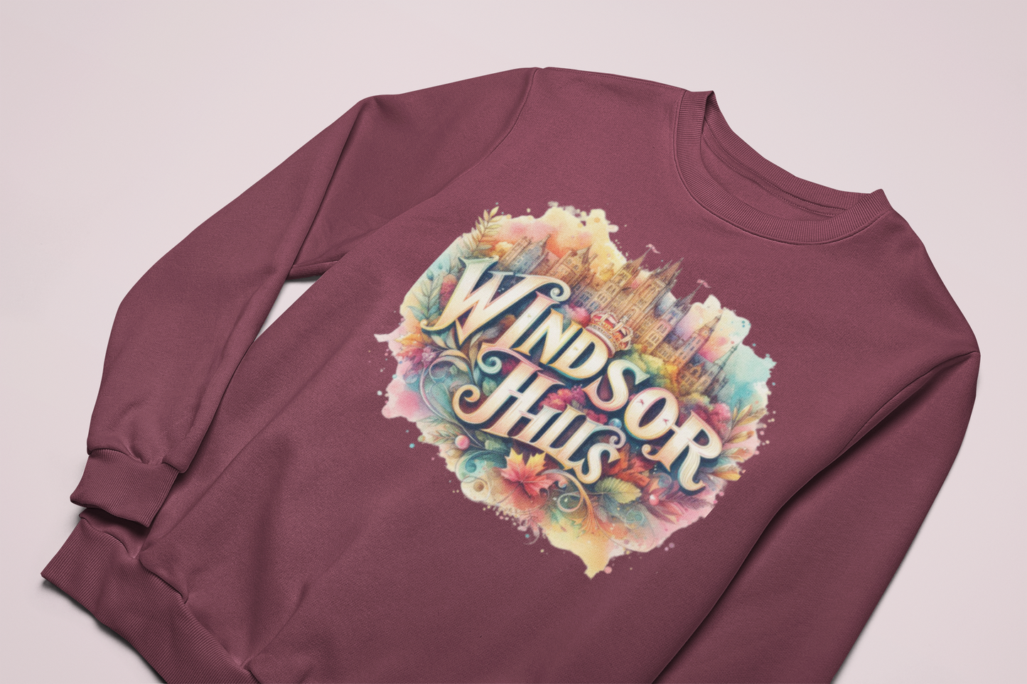 WINDSOR HILLS ONE CREWNECK, Back in the Day, African American Pride, Black History Graphic, Historic Black Neighborhood Graphic, Graphic Sweatshirt, Urban Streetwear, Unisex Crewneck Sweatshirt