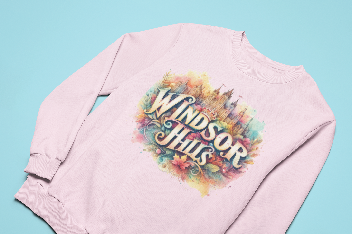 WINDSOR HILLS ONE CREWNECK, Back in the Day, African American Pride, Black History Graphic, Historic Black Neighborhood Graphic, Graphic Sweatshirt, Urban Streetwear, Unisex Crewneck Sweatshirt