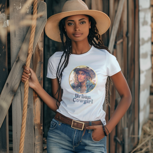 BEYONCE-INSPIRED, Urban Cowgirl Graphic, Fan Art, Cowgirl Shirt, Country Shirt, Country Concert Tee, Western Graphic Tee for Women, Western Tee, Unisex Jersey Short Sleeve Tee