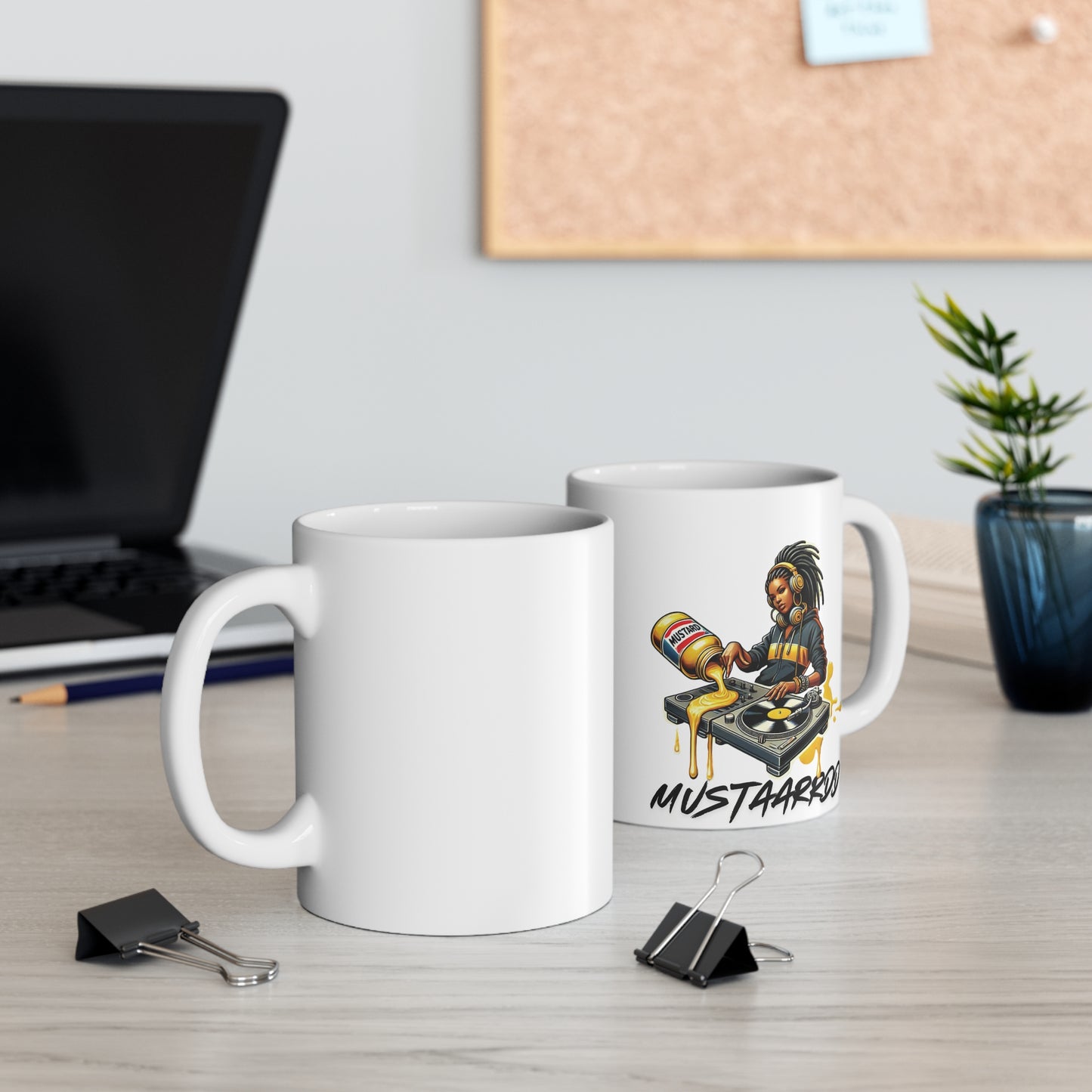 50% OFF BUNDLE & SAVE, "MUSTAAARRRDD" Hip Hop Female DJ Coffee Mug, KDot Tribute Gift, 11oz Cup for Music Lovers, Musician Gift Idea, Rap Fan Mug, Hip Hop Coffee Cup, Music