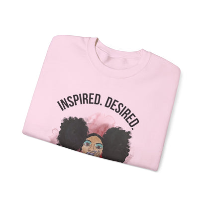 Black Girl Magic Sweatshirt #4, Black Queen Women's Empowerment Unisex Crewneck, Melanin Pride Jumper, Inspired Desired Celebrated Apparel,