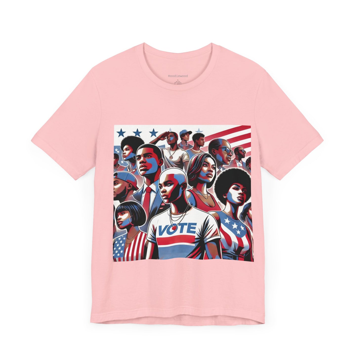 YOUNG VOTE #1, Back in the Day, African American Pride, Black History, Historic Black Vote, Graphic T-shirt, Urban Streetwear, Unisex Jersey Short Sleeve Tee