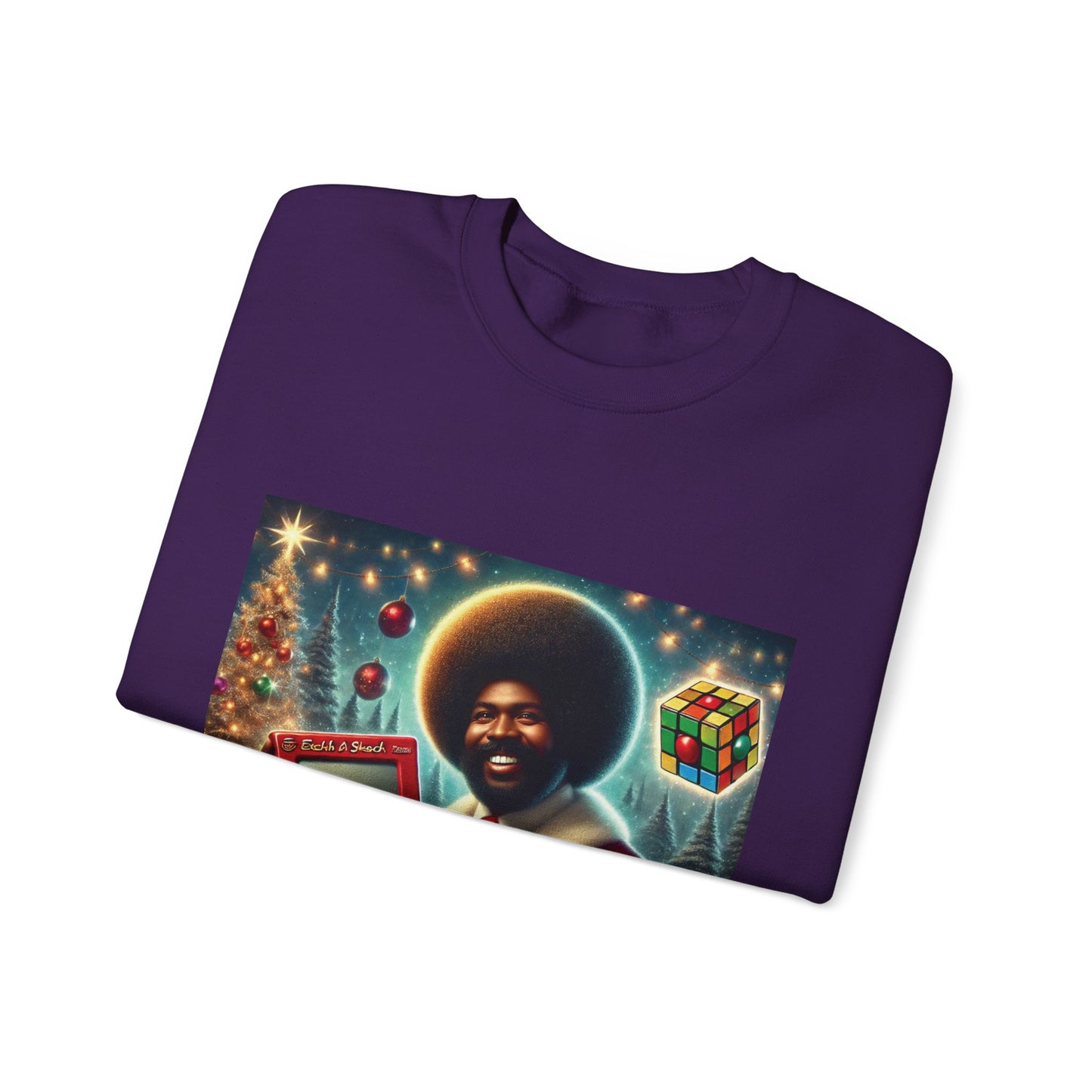 SOUL SANTA Ugly Xmas Retro Black Culture, Gift, Party, Unisex Sweatshirt