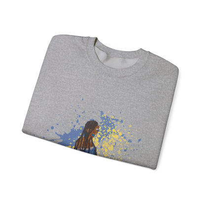 Locs Love Crewneck Sweatshirt - Black Girl Magic Unisex Heavy Blend™