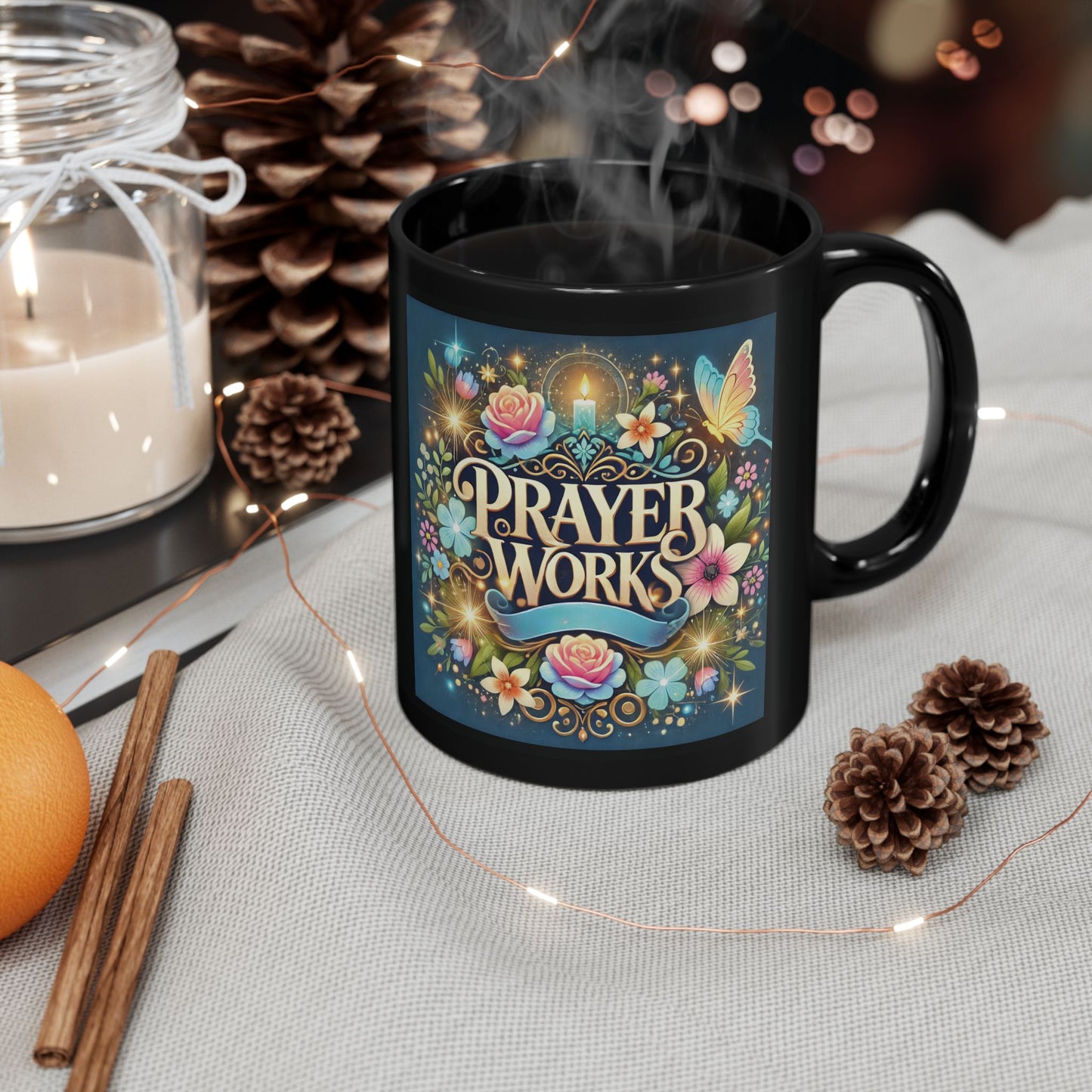 Prayer Works Mug, Faith Mug,  Coffee Mug, Inspirational, Gift for Her, Holiday Gift