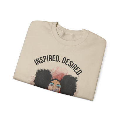 Black Girl Magic Sweatshirt #4, Black Queen Women's Empowerment Unisex Crewneck, Melanin Pride Jumper, Inspired Desired Celebrated Apparel,