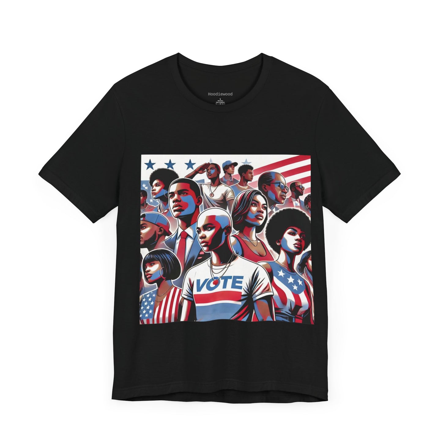 YOUNG VOTE #1, Back in the Day, African American Pride, Black History, Historic Black Vote, Graphic T-shirt, Urban Streetwear, Unisex Jersey Short Sleeve Tee